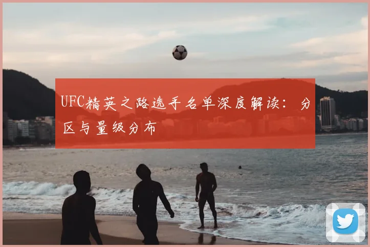 UFC精英之路选手名单深度解读：分区与量级分布